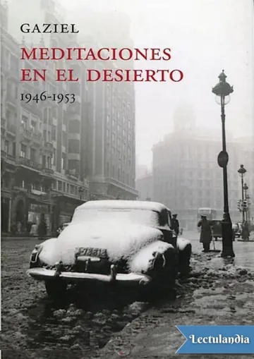 Meditaciones en el desierto (1946-1953) de Gaziel, portada del libro