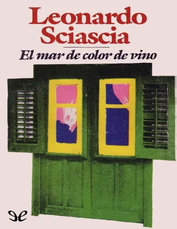 El mar de color de vino de Leonardo Sciascia, portada del libro