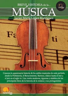 Breve historia de la música de Javier María López Rodríguez, portada del libro