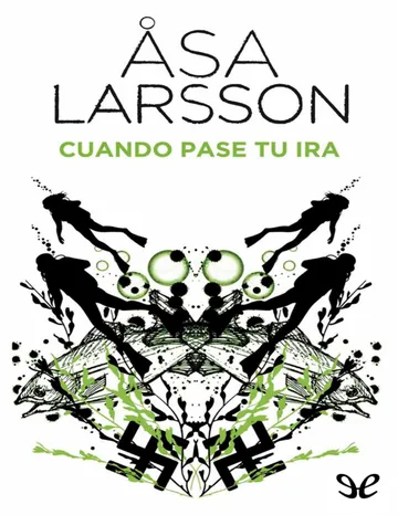 Cuando pase tu ira de Asa Larsson, portada del libro