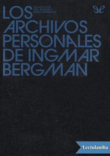 Los archivos personales de Ingmar Bergman de Ingmar Bergman, portada del libro
