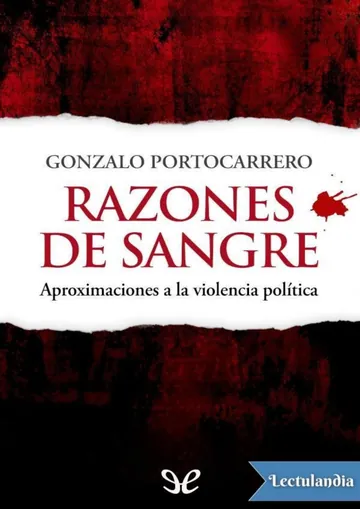 Razones de sangre de Gonzalo Portocarrero Maisch, portada del libro