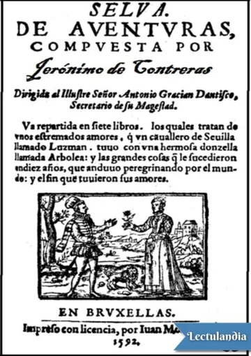 Selva de aventuras de Jerónimo de Contreras, portada del libro
