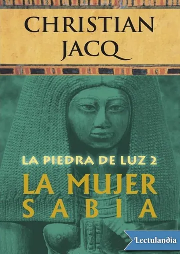 La mujer sabia de Christian Jacq, portada del libro