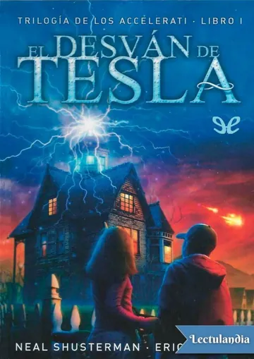 El desván de Tesla de Neal Shusterman, portada del libro