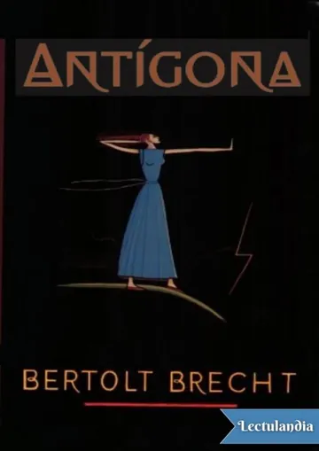Antígona de Bertolt Brecht, portada del libro