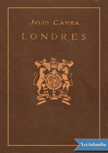 Londres de Julio Camba, portada del libro