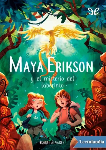 Maya Erikson y el misterio del laberinto de Isabel Álvarez, portada del libro