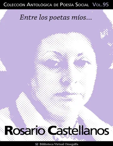 Cuaderno de poesía crítica n.º 95 de Rosario Castellanos, portada del libro