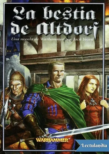 La bestia de Altdorf de Jack Yeovil, portada del libro