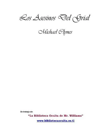 Los Asesinos Del Grial de Michael Clynes, portada del libro