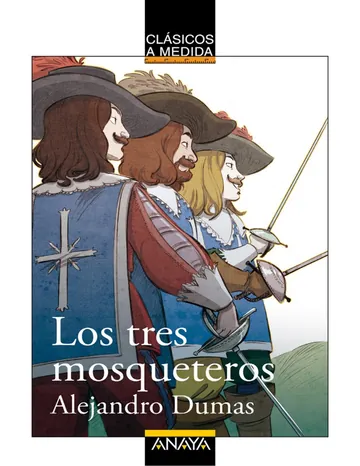 Los tres mosqueteros de Alexandre Dumas, portada del libro