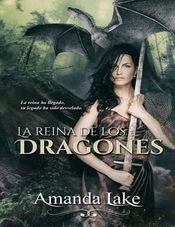 La reina de los dragones de Amanda Lake, portada del libro