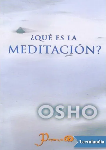 ¿Qué es la meditación? de Osho, portada del libro