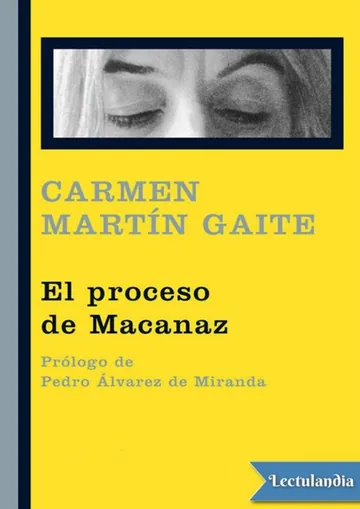 El proceso de Macanaz de Carmen Martín Gaite, portada del libro