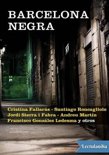 Barcelona negra de AA. VV., portada del libro