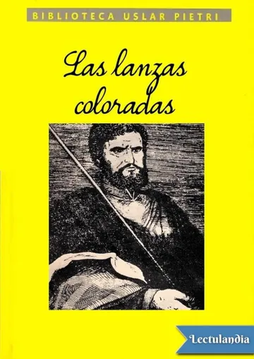 Las lanzas coloradas de Arturo Uslar Pietri, portada del libro