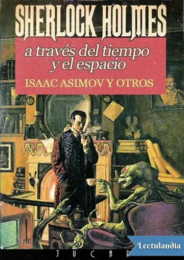 Sherlock Holmes a través del tiempo y el espacio de Isaac Asimov, portada del libro