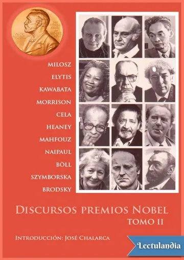 Discursos premios Nobel de José Chalarca, portada del libro