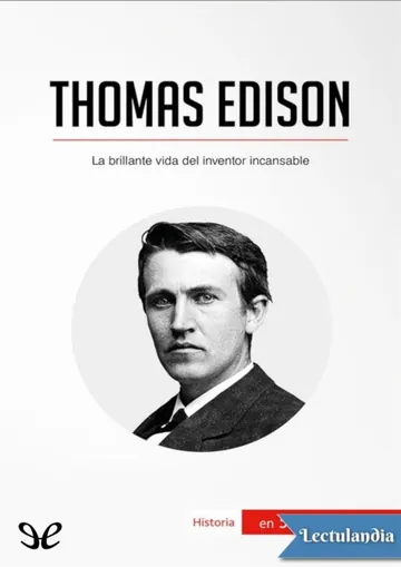 Thomas Edison de Benjamin Reyners, portada del libro