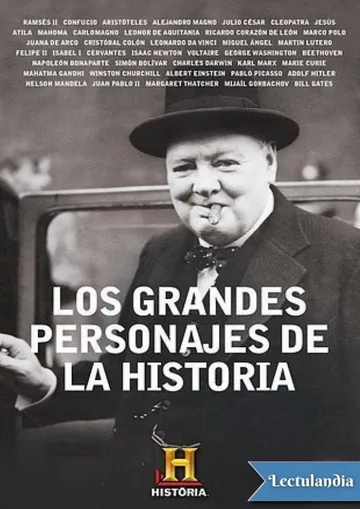 Los grandes personajes de la Historia de Canal de Historia, portada del libro