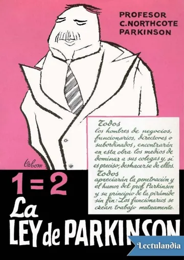 La ley de Parkinson de Cyril Northcote Parkinson, portada del libro