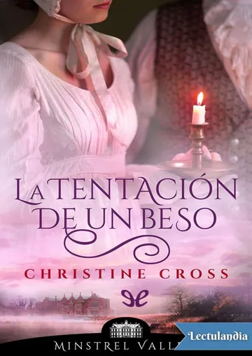 La tentación de un beso de Christine Cross, portada del libro