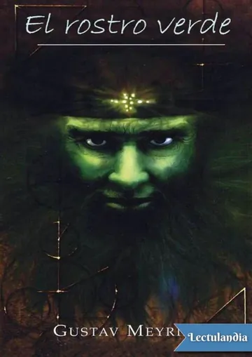 El rostro verde de Gustav Meyrink, portada del libro