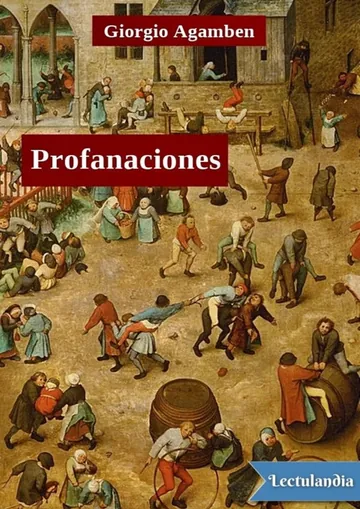 Profanaciones de Giorgio Agamben, portada del libro
