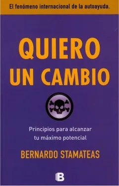 Quiero un cambio de Bernardo Stamateas, portada del libro