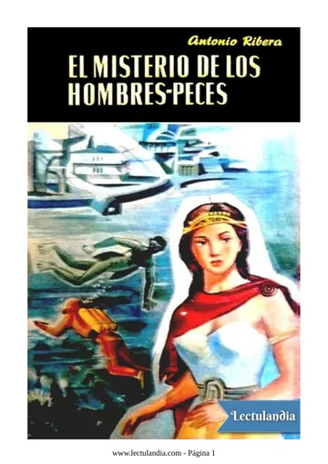 El misterio de los hombres-peces de Antonio Ribera i Jordà, portada del libro