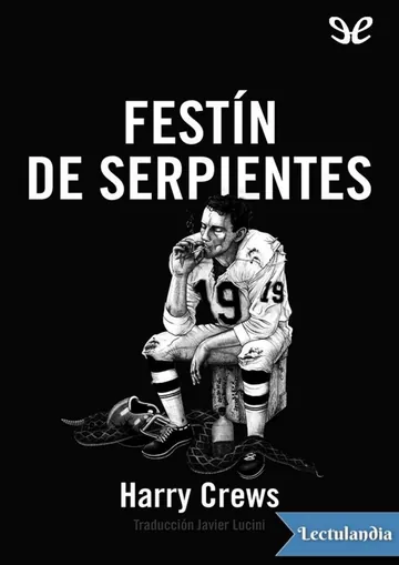 Festín de serpientes de Harry Crews, portada del libro