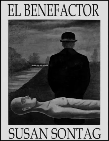 El benefactor de Susan Sontag, portada del libro