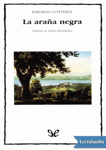 La araña negra de Jeremias Gotthelf, portada del libro