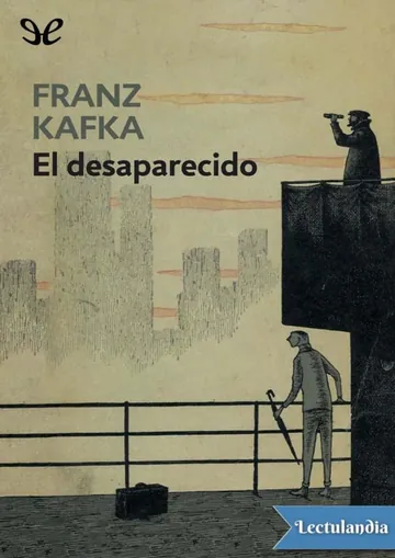 El desaparecido de Franz Kafka, portada del libro
