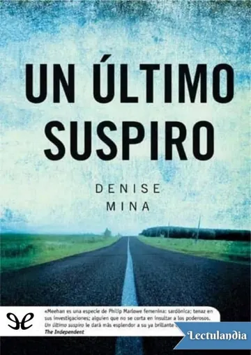 Un último suspiro de Denise Mina, portada del libro