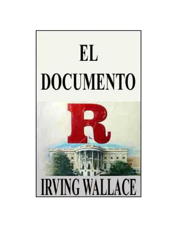 El documento R de Irving Wallace, portada del libro