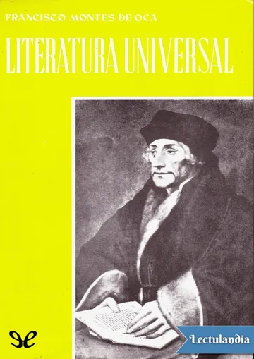 Literatura universal de Francisco Montes de Oca, portada del libro