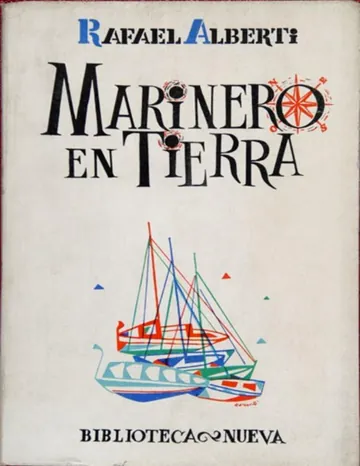 Marinero en tierra de Rafael Alberti, portada del libro