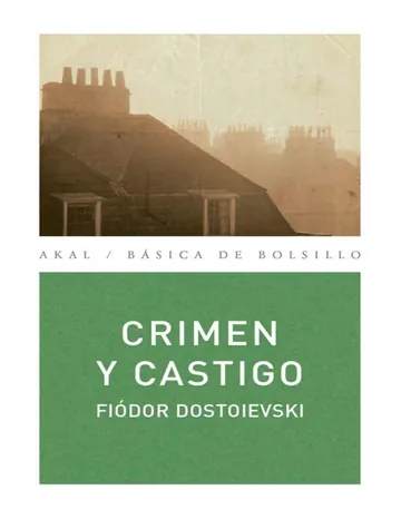Crimen y castigo de Fiodor Dostoievski, portada del libro