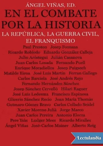 En el combate por la Historia de AA. VV., portada del libro
