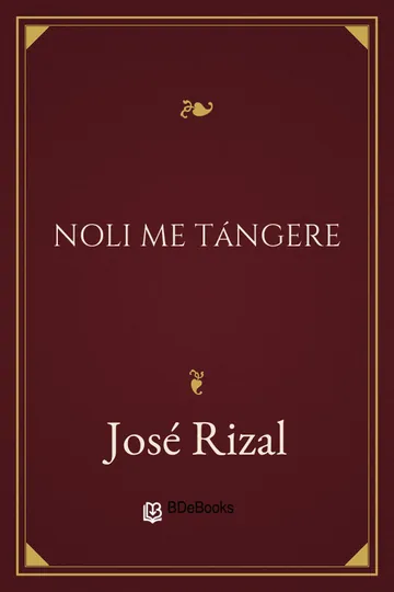 Noli me tángere de José Rizal, portada del libro