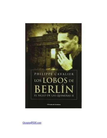 Los Lobos de Berlín de Philippe Cavalier, portada del libro