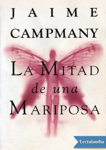 La mitad de una mariposa de Jaime Campmany, portada del libro