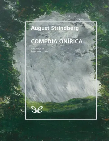 Comedia onírica de August Strindberg, portada del libro