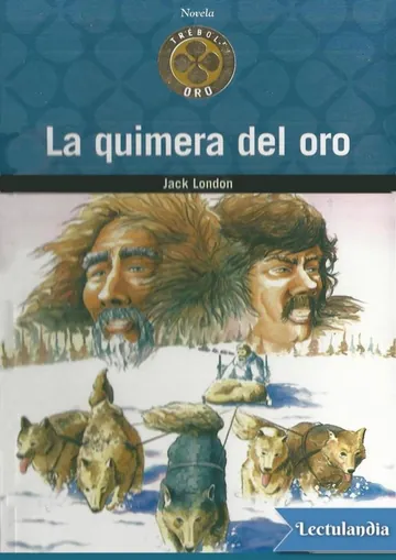 La quimera del oro de Jack London, portada del libro