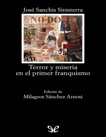 Terror y miseria del primer franqui de José Sanchis Sinisterra, portada del libro