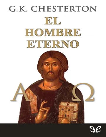 El hombre eterno de G. K. Chesterton, portada del libro