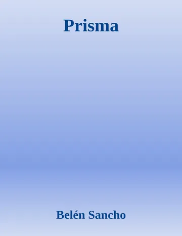 Prisma de Belen Sancho, portada del libro