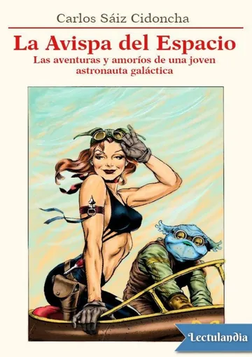 La Avispa del Espacio de Carlos Sáiz Cidoncha, portada del libro